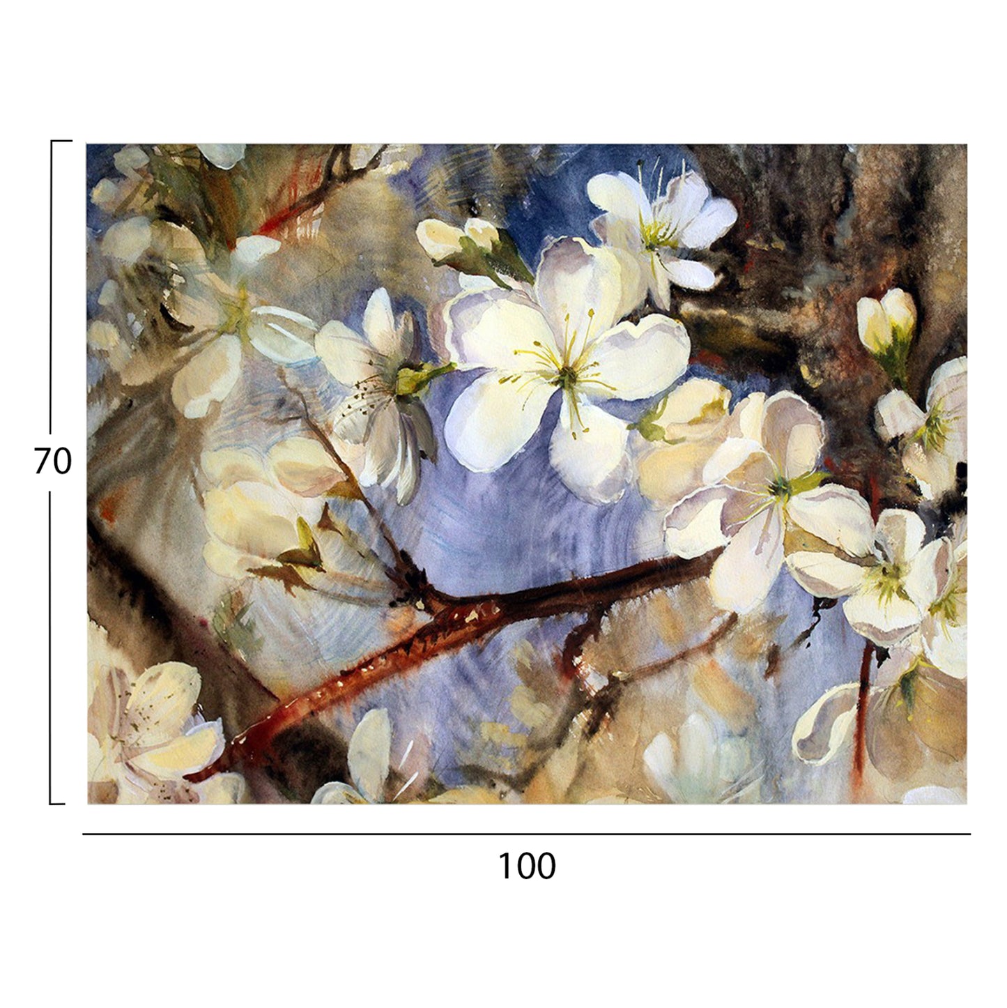 ΠΙΝΑΚΑΣ TOIXOY GOBI ΕΚΤΥΠΩΜΕΝΟΣ ΚΑΜΒΑΣ 100x3x70