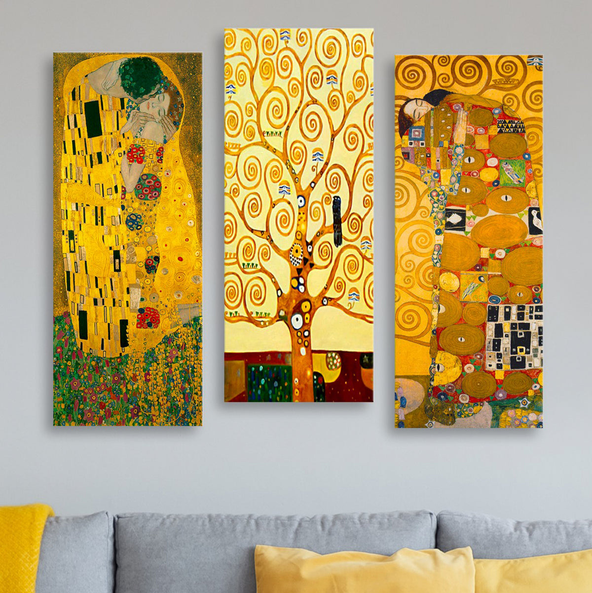 TRIPTYCH MDF ART NOUVEAU TABLE 60x0.3x50