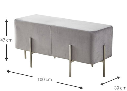 Σκαμπό Lyrendal Γκρι 100x39x47
