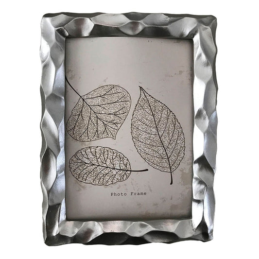 Κορνίζα Polyresin Ασημί 13×18εκ