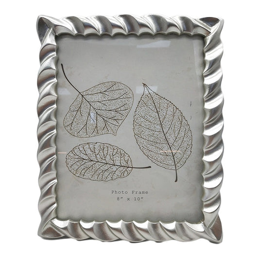 Κορνίζα Polyresin Ασημί 20×25εκ