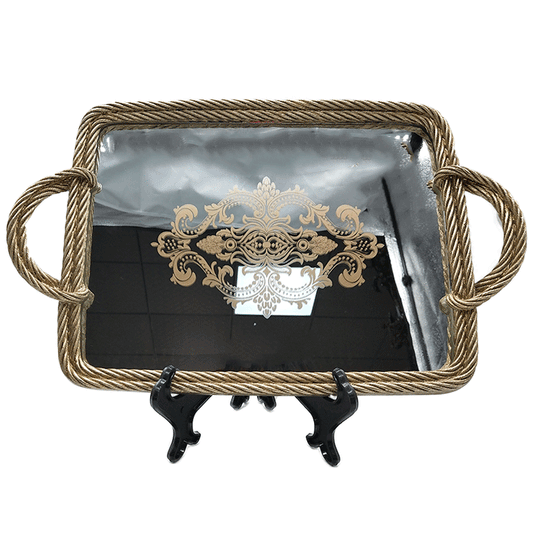 Δίσκος με Καθρέφτη Πολυεστερικός 41εκ