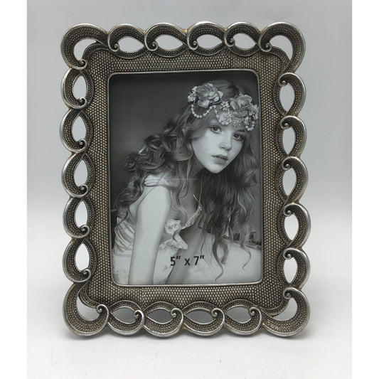 Κορνίζα Polyresin Ασημί 13×18εκ