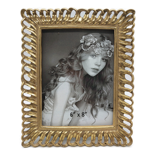 Κορνίζα Polyresin Χρυσή 15×20εκ