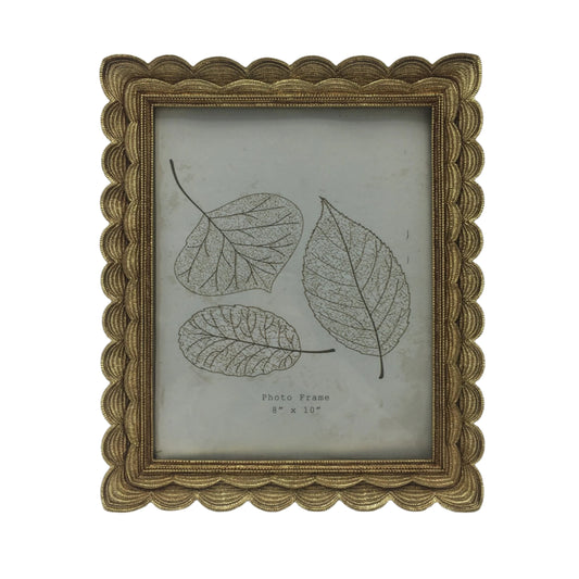 Κορνίζα Polyresin Χρυσή Ανάγλυφη 20×25εκ