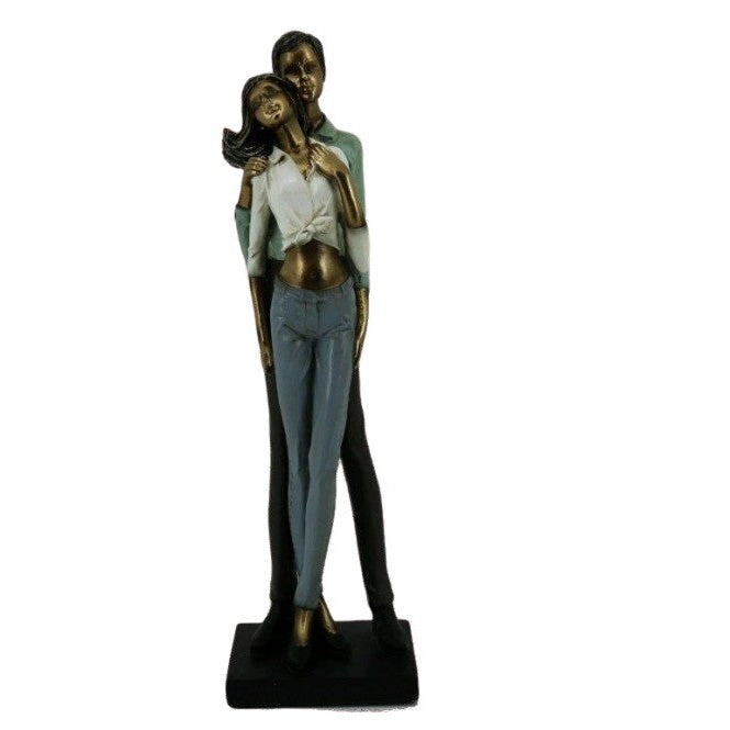 Διακοσμητικό Πολυεστερικό Ερωτευμένο Ζευγάρι 11x9x35