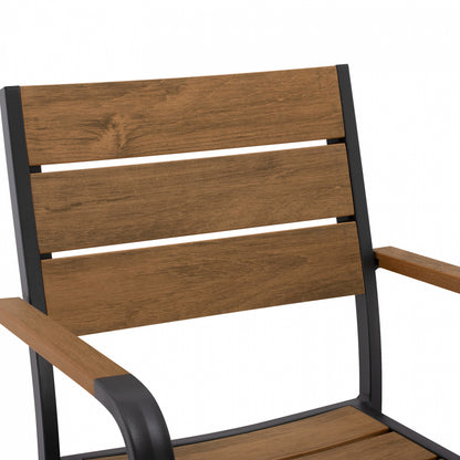 ΠΟΛΥΘΡΟΝΑ ΑΛΟΥΜΙΝΙΟΥ SAGA ΑΝΘΡΑΚΙ ΜΕ POLYWOOD 55x56x85