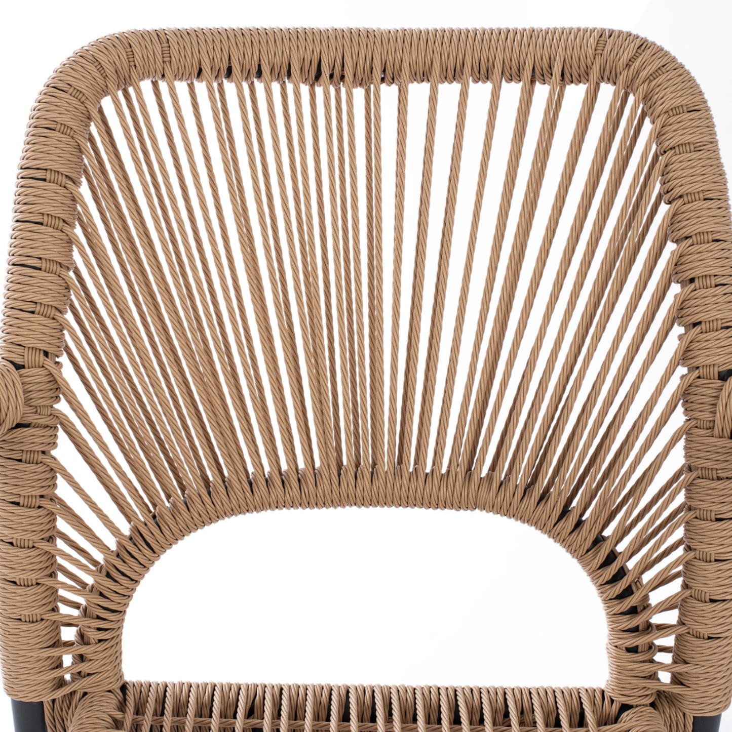 ΠΟΛΥΘΡΟΝΑ ΑΛΟΥΜΙΝΙΟΥ NOJO ΓΚΡΙ ΜΕ P.E. TWIST RATTAN ΜΠΕΖ 55x63x82
