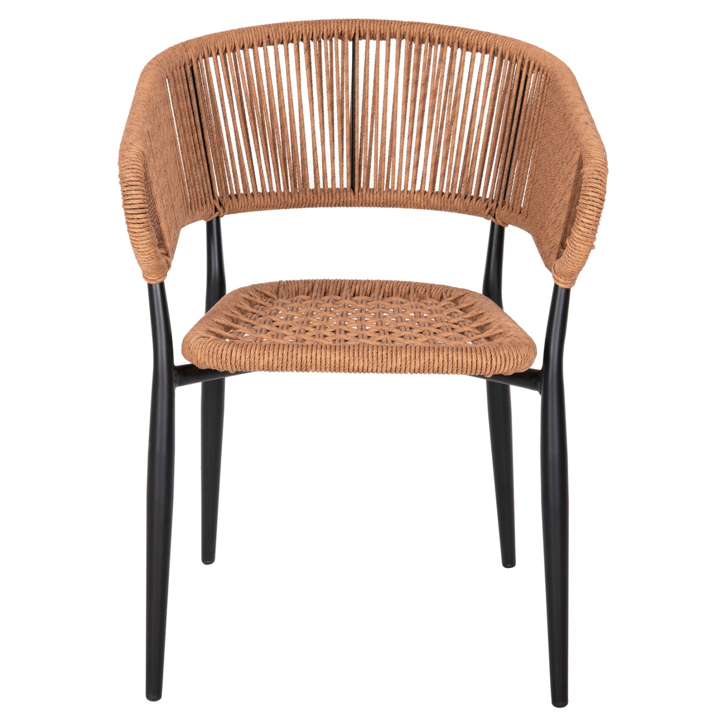 ΠΟΛΥΘΡΟΝΑ ΑΛΟΥΜΙΝΙΟΥ EULO ΜΑΥΡΗ ΣΥΝΘΕΤΙΚΟ RATTAN ΜΠΕΖ 55,5x63,5x78