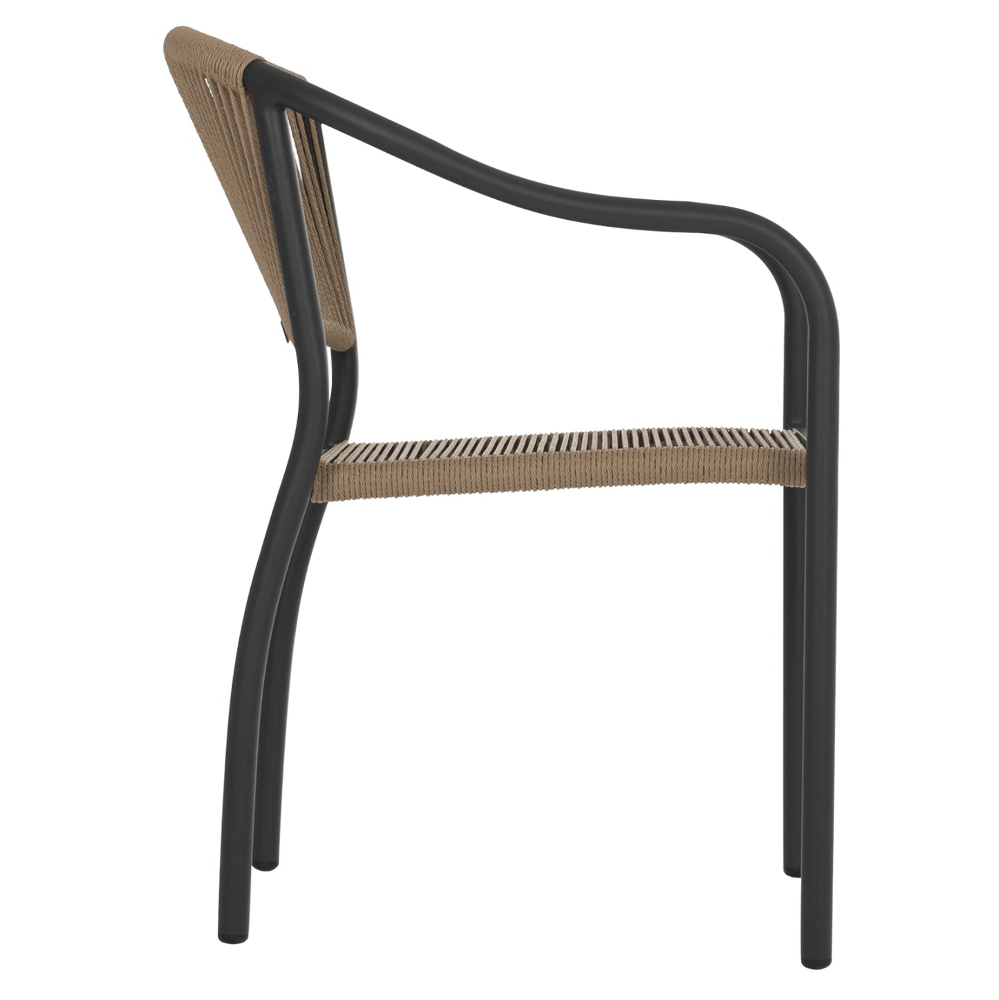 ΠΟΛΥΘΡΟΝΑ ΑΛΟΥΜΙΝΙΟΥ ΑΝΘΡΑΚΙ ΜΕ ΣΧΟΙΝΙ PE WICKER 57x63x80