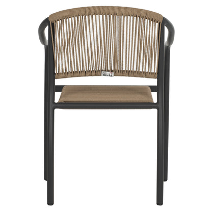 ΠΟΛΥΘΡΟΝΑ ΑΛΟΥΜΙΝΙΟΥ ΑΝΘΡΑΚΙ ΜΕ ΣΧΟΙΝΙ PE WICKER 57x63x80