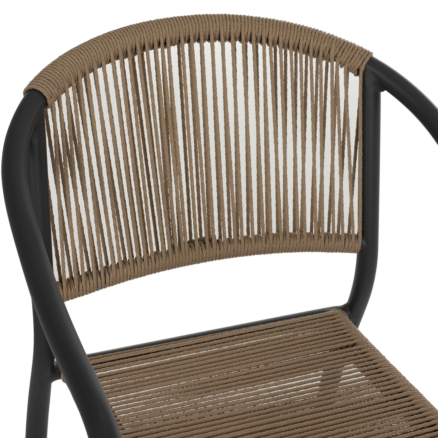 ΠΟΛΥΘΡΟΝΑ ΑΛΟΥΜΙΝΙΟΥ ΑΝΘΡΑΚΙ ΜΕ ΣΧΟΙΝΙ PE WICKER 57x63x80