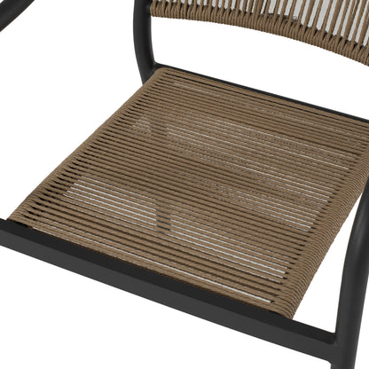 ΠΟΛΥΘΡΟΝΑ ΑΛΟΥΜΙΝΙΟΥ ΑΝΘΡΑΚΙ ΜΕ ΣΧΟΙΝΙ PE WICKER 57x63x80