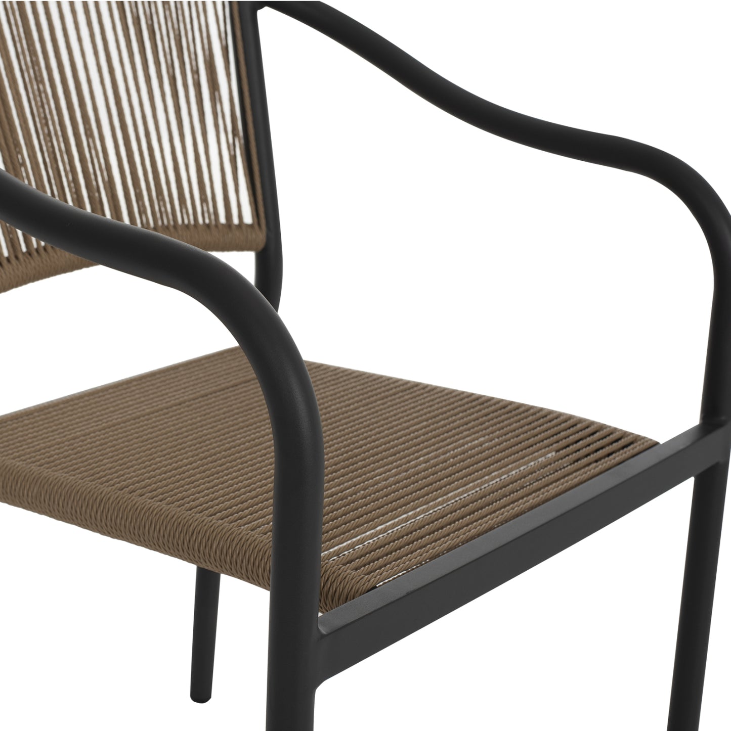 ΠΟΛΥΘΡΟΝΑ ΑΛΟΥΜΙΝΙΟΥ ΑΝΘΡΑΚΙ ΜΕ ΣΧΟΙΝΙ PE WICKER 57x63x80