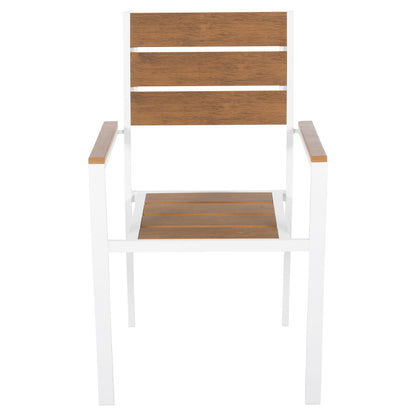 ΠΟΛΥΘΡΟΝΑ ΑΛΟΥΜΙΝΙΟΥ SAGA ΛΕΥΚΗ POLYWOOD ΣΕ ΦΥΣΙΚΟ 55x55x86