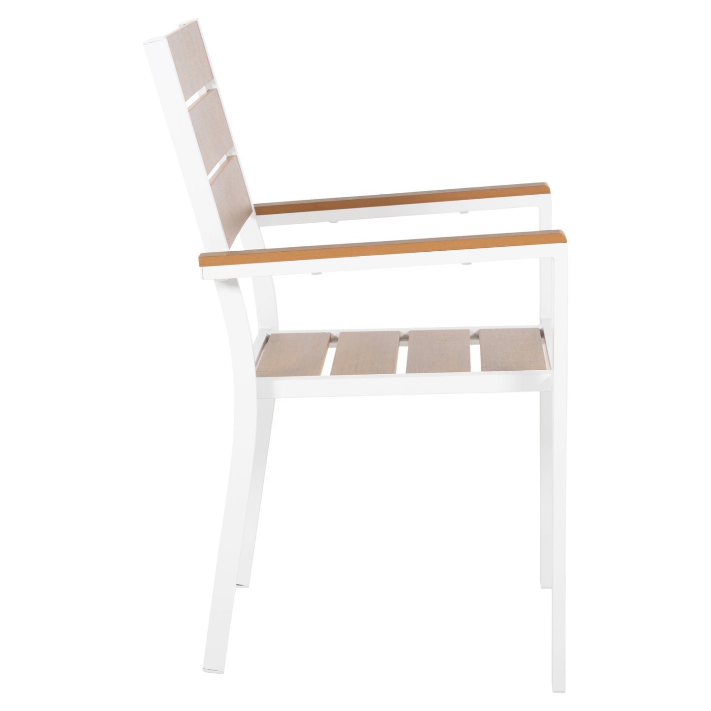 ΠΟΛΥΘΡΟΝΑ ΑΛΟΥΜΙΝΙΟΥ SAGA ΛΕΥΚΗ POLYWOOD ΣΕ ΦΥΣΙΚΟ 55x55x86