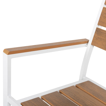 ΠΟΛΥΘΡΟΝΑ ΑΛΟΥΜΙΝΙΟΥ SAGA ΛΕΥΚΗ POLYWOOD ΣΕ ΦΥΣΙΚΟ 55x55x86