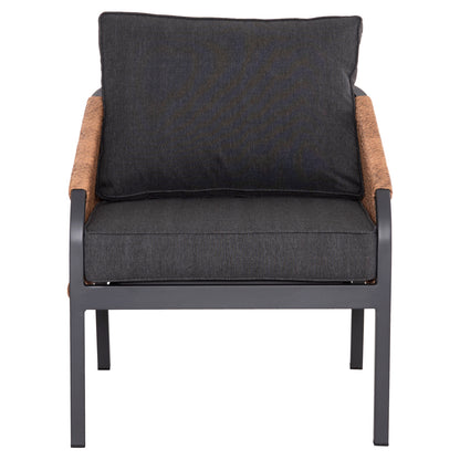 ΠΟΛΥΘΡΟΝΑ ΑΛΟΥΜΙΝΙΟΥ MAYBEL ΑΝΘΡΑΚΙ ΜΕ ΚΑΦΕ P.E. RATTAN 67x74x72-87