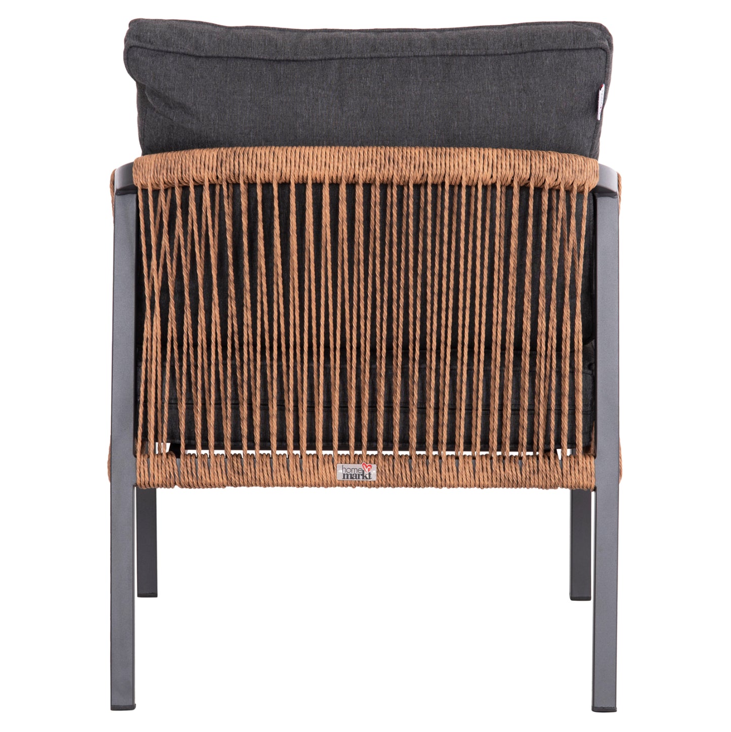 ΠΟΛΥΘΡΟΝΑ ΑΛΟΥΜΙΝΙΟΥ MAYBEL ΑΝΘΡΑΚΙ ΜΕ ΚΑΦΕ P.E. RATTAN 67x74x72-87