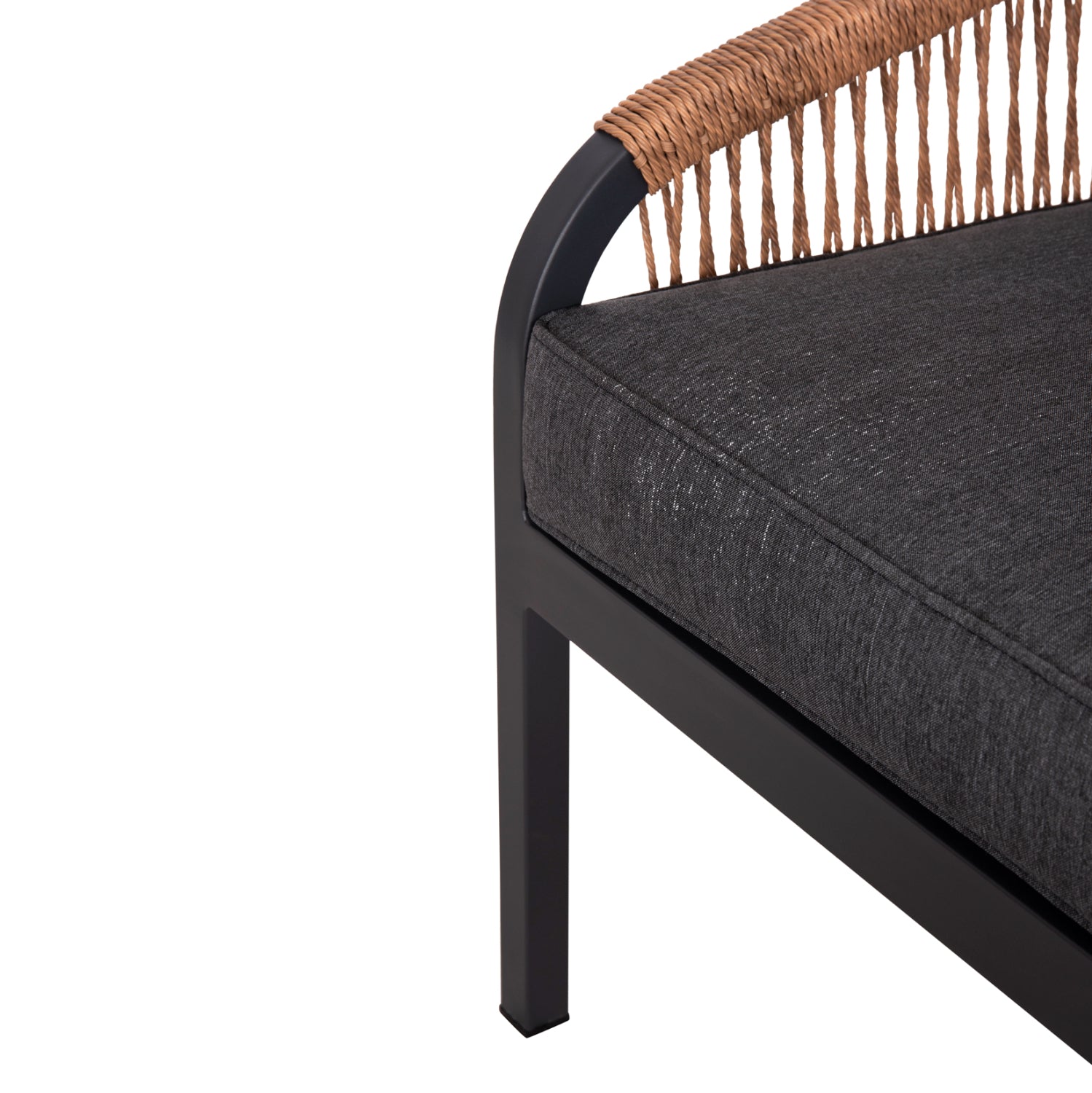 ΠΟΛΥΘΡΟΝΑ ΑΛΟΥΜΙΝΙΟΥ MAYBEL ΑΝΘΡΑΚΙ ΜΕ ΚΑΦΕ P.E. RATTAN 67x74x72-87