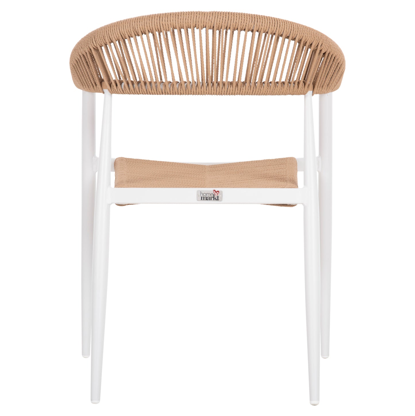 ΠΟΛΥΘΡΟΝΑ ΑΛΟΥΜΙΝΙΟΥ GRET ΛΕΥΚΗ PE RATTAN ΜΠΕΖ 56x55,5x78