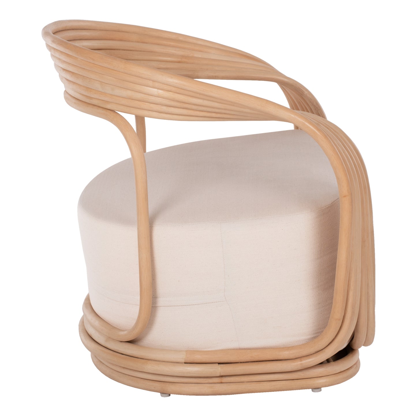 ΠΟΛΥΘΡΟΝΑ DUCHESS ΑΠΟ RATTAN ΦΥΣΙΚΟ ΕΚΡΟΥ ΜΑΞΙΛΑΡΙ 81x59x70