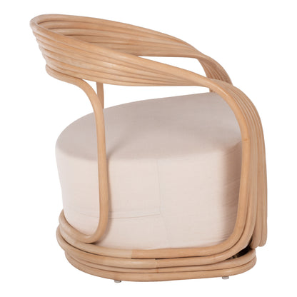 ΠΟΛΥΘΡΟΝΑ DUCHESS ΑΠΟ RATTAN ΦΥΣΙΚΟ ΕΚΡΟΥ ΜΑΞΙΛΑΡΙ 81x59x70