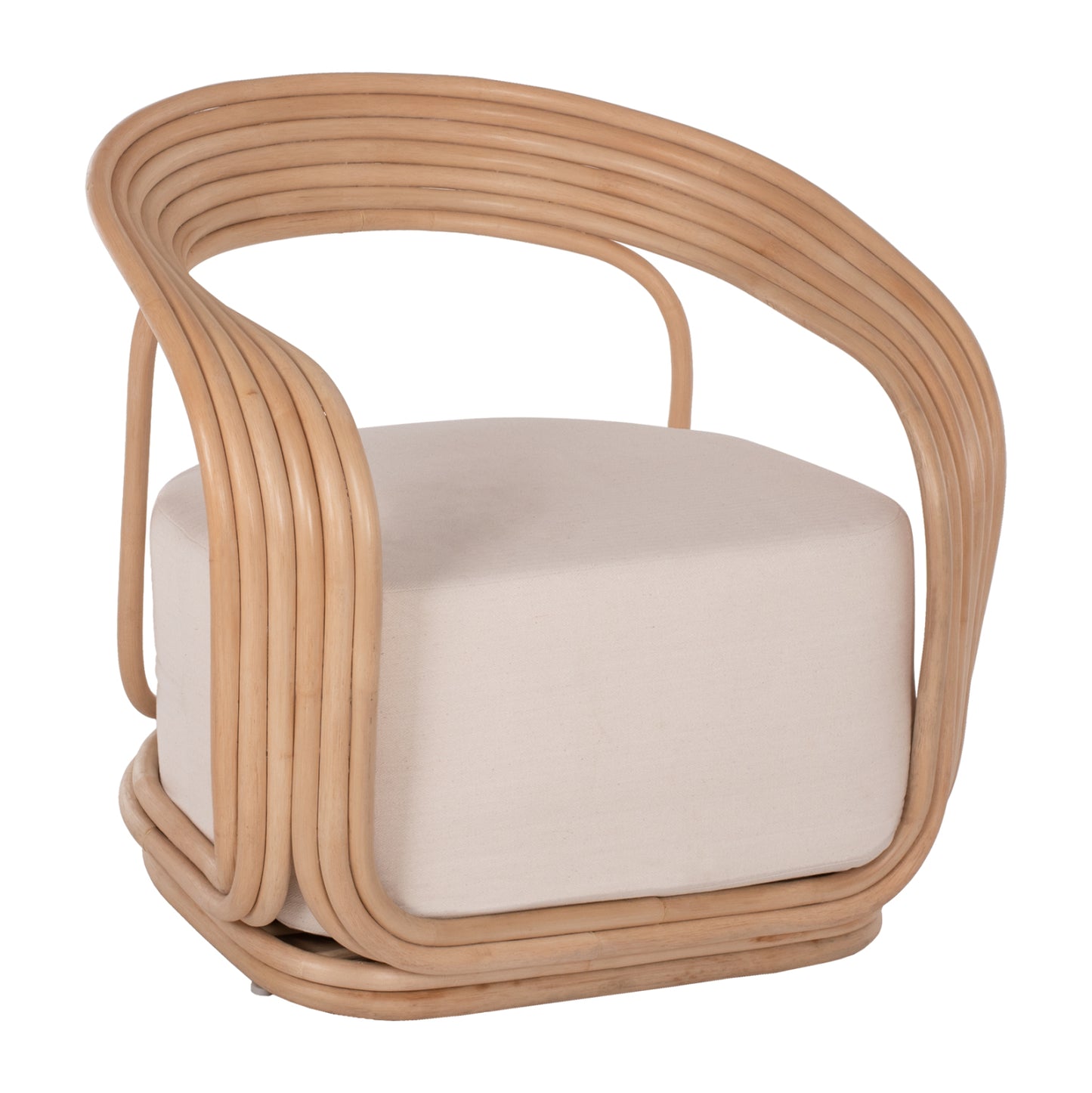 ΠΟΛΥΘΡΟΝΑ DUCHESS ΑΠΟ RATTAN ΦΥΣΙΚΟ ΕΚΡΟΥ ΜΑΞΙΛΑΡΙ 81x59x70