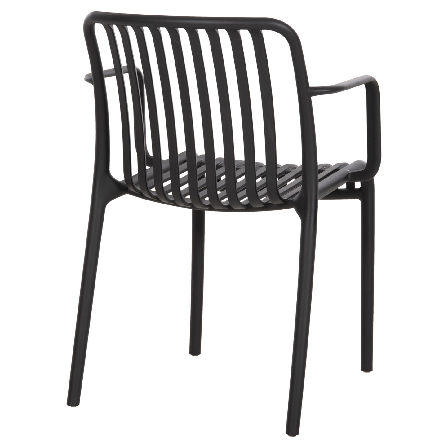 OUTDOOR ARMCHAIR CONVEE BLACK POLYPROPYLENE 55x56x79