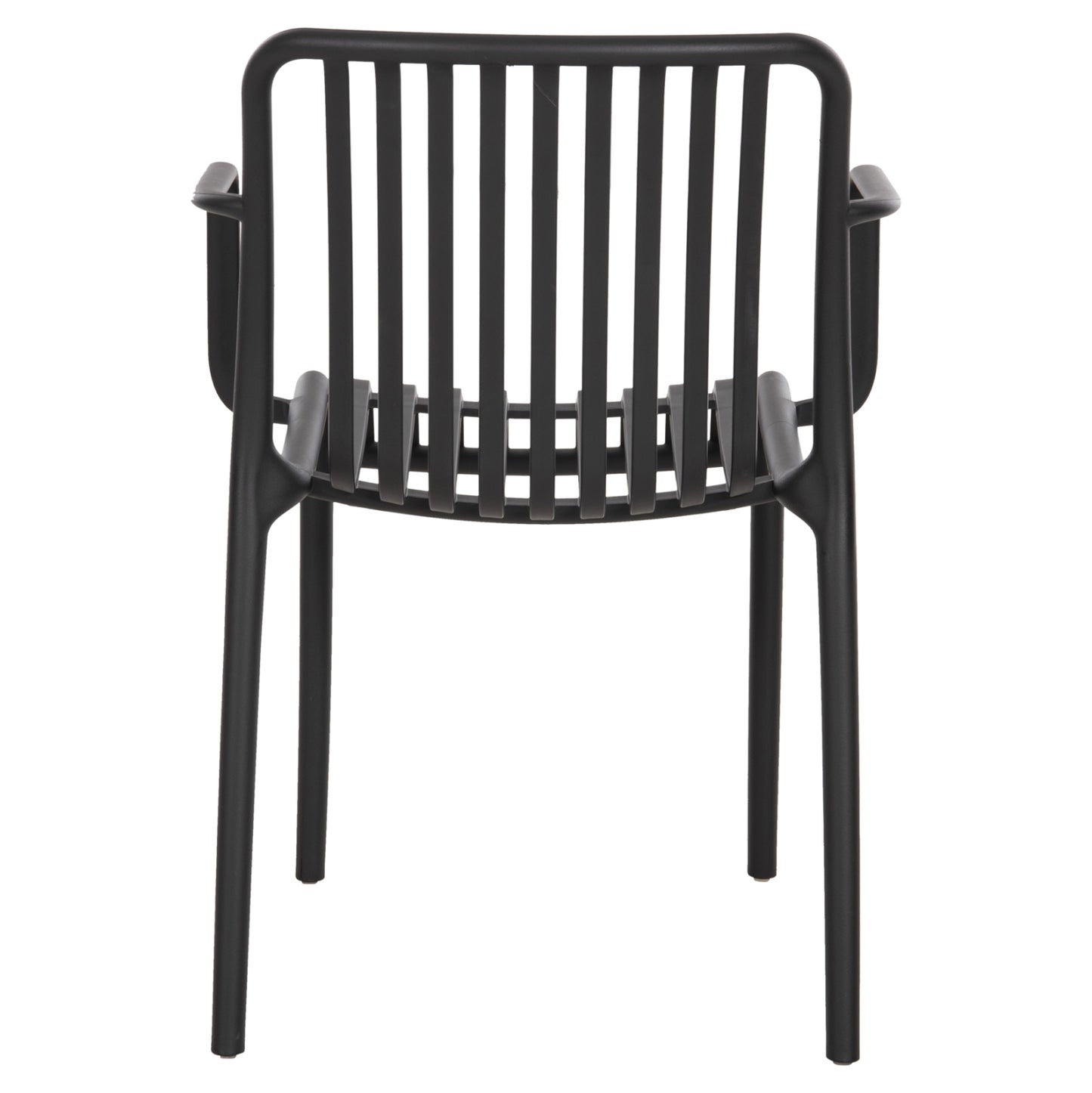 OUTDOOR ARMCHAIR CONVEE BLACK POLYPROPYLENE 55x56x79