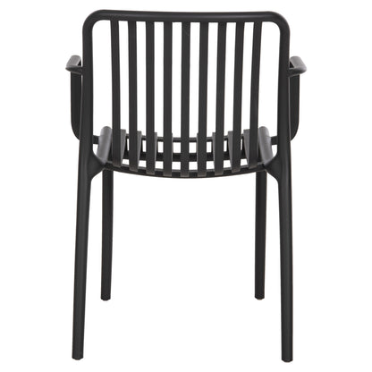 OUTDOOR ARMCHAIR CONVEE BLACK POLYPROPYLENE 55x56x79