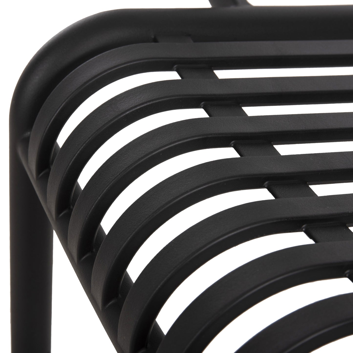 OUTDOOR ARMCHAIR CONVEE BLACK POLYPROPYLENE 55x56x79
