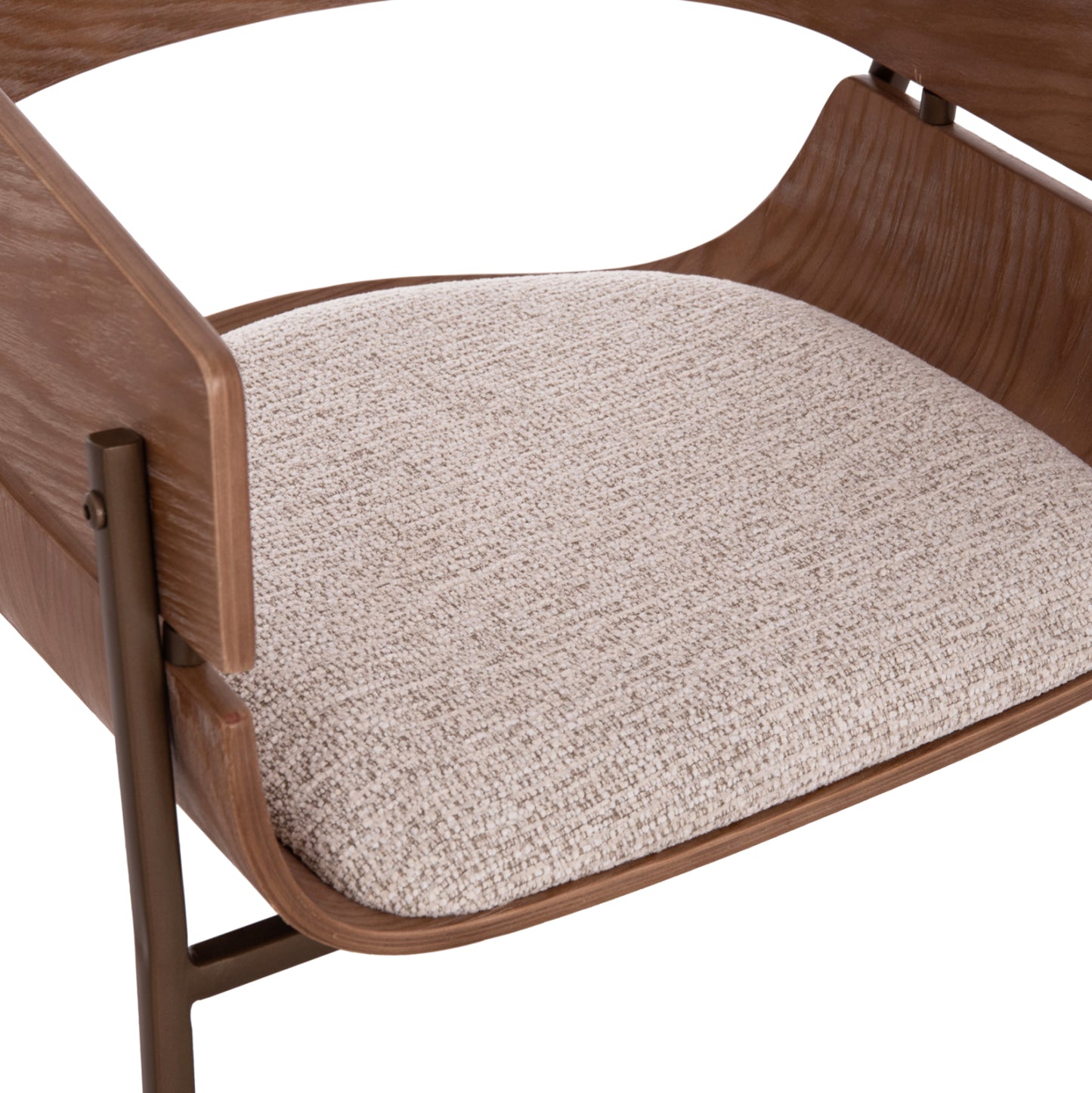 ΠΟΛΥΘΡΟΝΑ KRILL PLYWOOD ΣΕ WHITEWASH ΜΕΤΑΛΛΟ ΣΕ ΧΑΛΚΙΝΟ 55,5x55x72