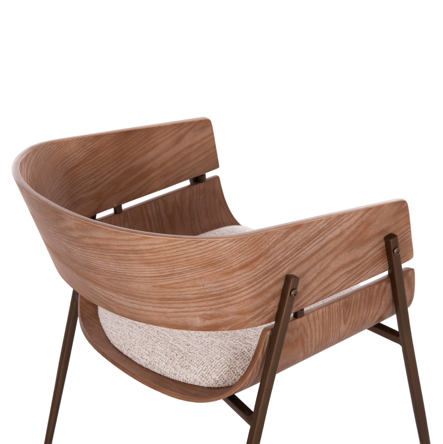 ΠΟΛΥΘΡΟΝΑ KRILL PLYWOOD ΣΕ WHITEWASH ΜΕΤΑΛΛΟ ΣΕ ΧΑΛΚΙΝΟ 55,5x55x72