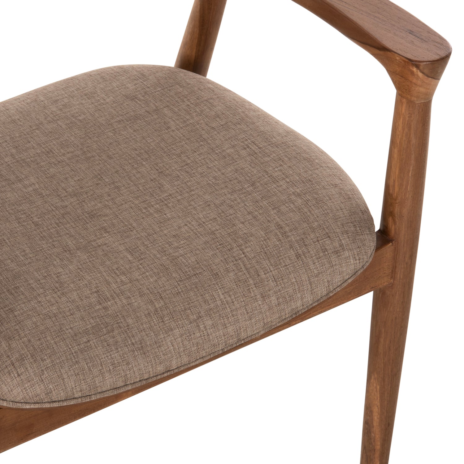 ΠΟΛΥΘΡΟΝΑ JAMES TEAK WOOD ΜΕ ΣΑΜΠΑΝΙ ΥΦΑΣΜΑ 57x52x76