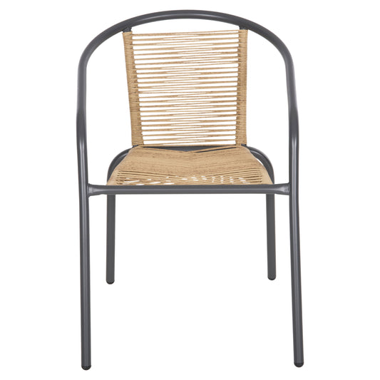 ΠΟΛΥΘΡΟΝΑ SWIFTER HM5969.02 ΜΕΤΑΛΛΟ ΓΚΡΙ-ΣΥΝΘ. RATTAN ΣΕ ΦΥΣΙΚΟ 54x61x75Υεκ.