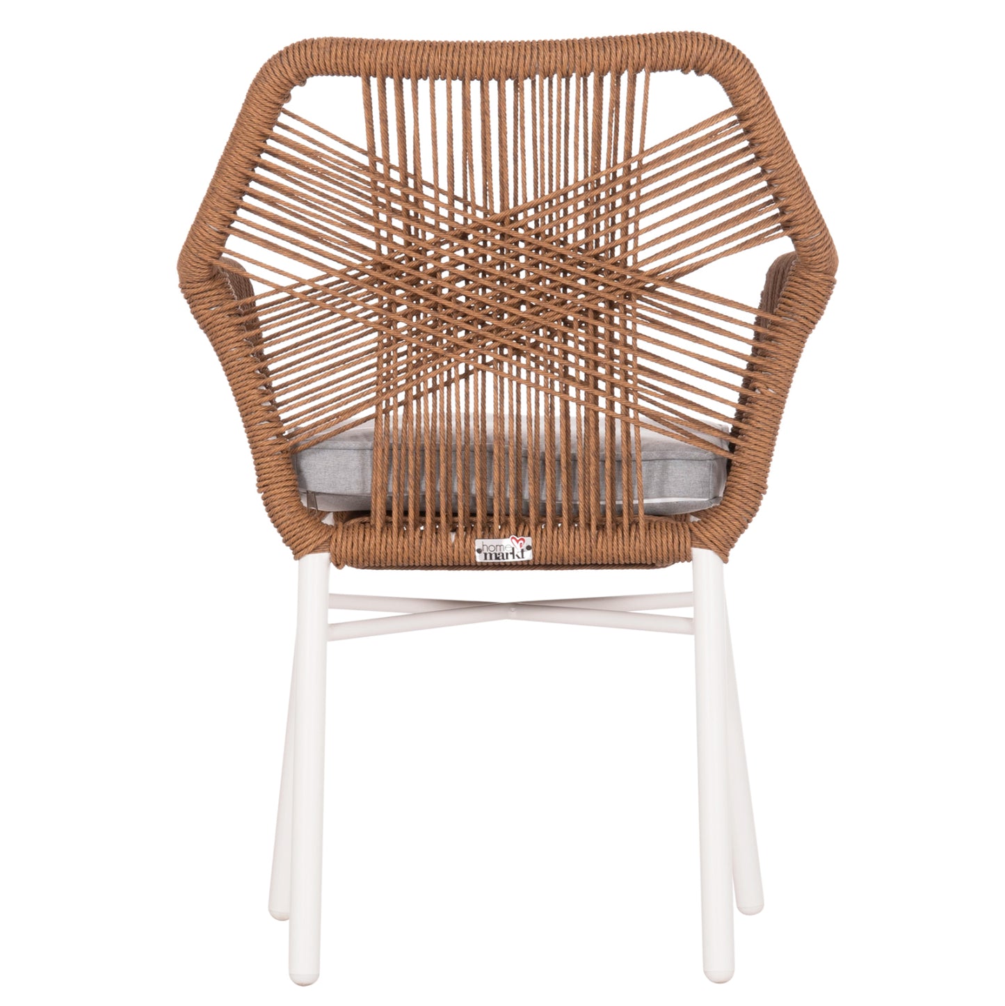 ΠΟΛΥΘΡΟΝΑ TOPIN ΑΛΟΥΜΙΝΙΟ ΛΕΥΚΟ P.E. RATTAN ΜΠΕΖ 59x63x81