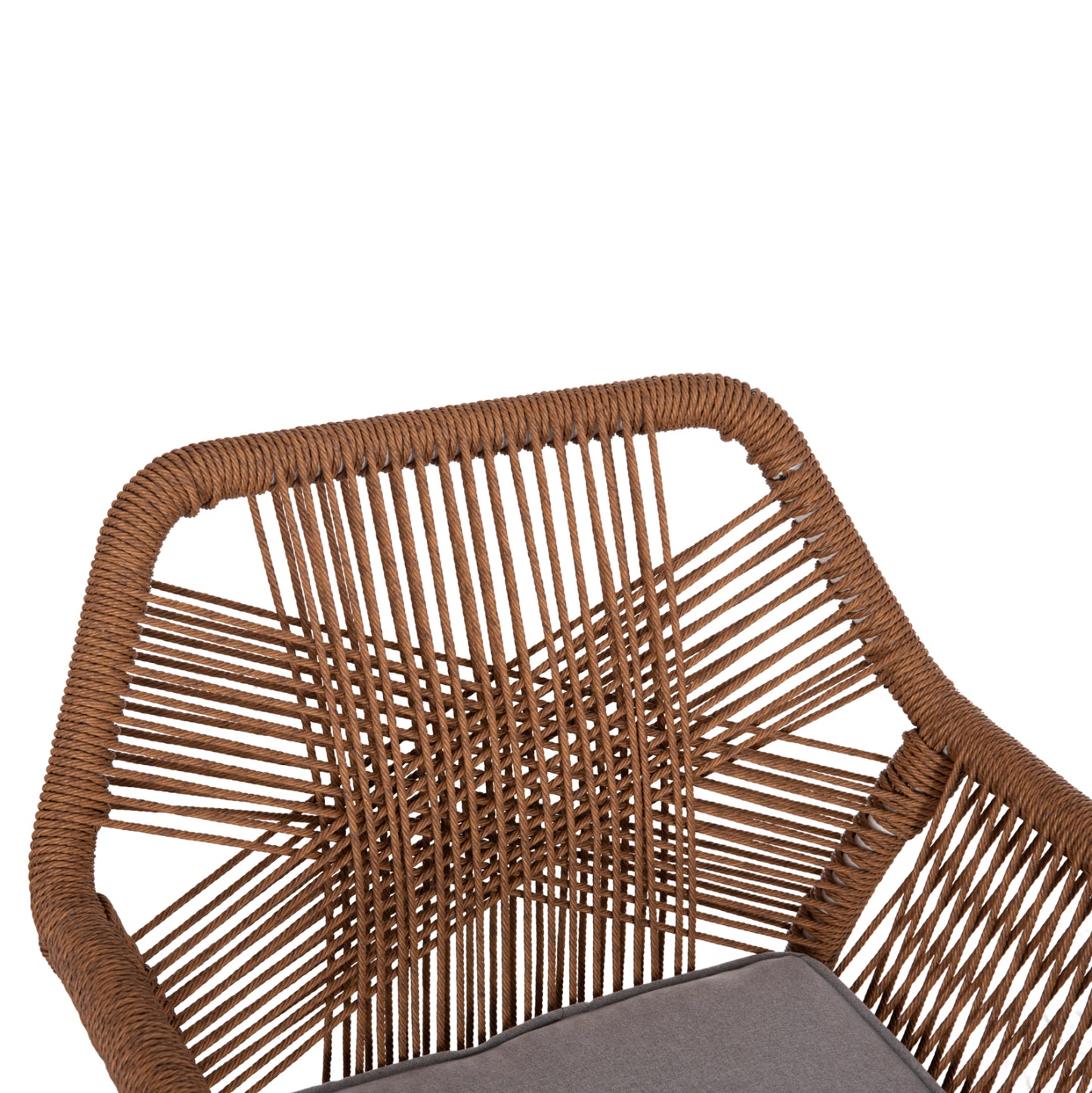 ΠΟΛΥΘΡΟΝΑ TOPIN ΑΛΟΥΜΙΝΙΟ ΛΕΥΚΟ P.E. RATTAN ΜΠΕΖ 59x63x81