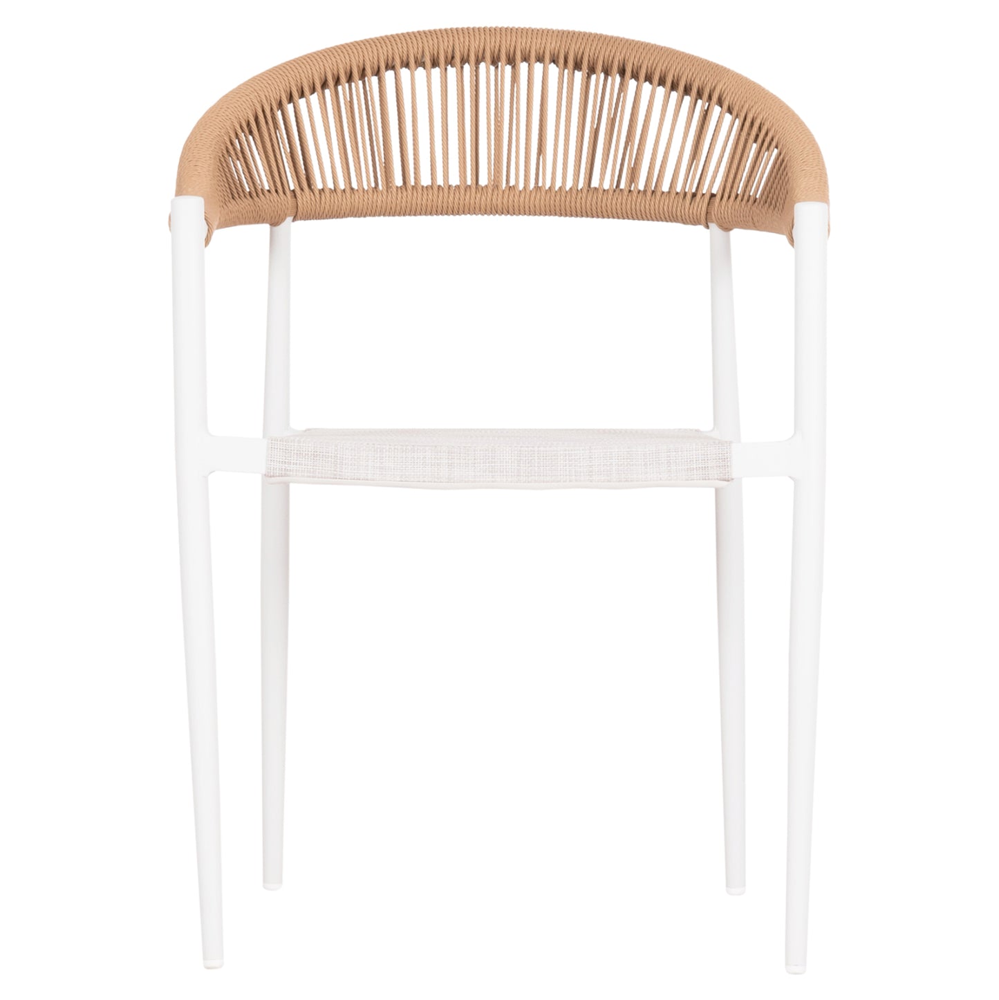ΠΟΛΥΘΡΟΝΑ BERG ΑΛΟΥΜΙΝΙΟ & TEXTILENE ΛΕΥΚΟ P.E. TWISTED RATTAN 55x56x79