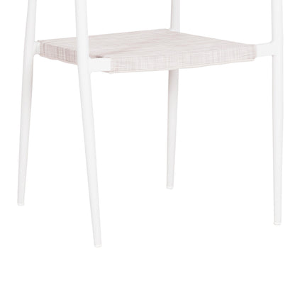 ΠΟΛΥΘΡΟΝΑ BERG ΑΛΟΥΜΙΝΙΟ & TEXTILENE ΛΕΥΚΟ P.E. TWISTED RATTAN 55x56x79