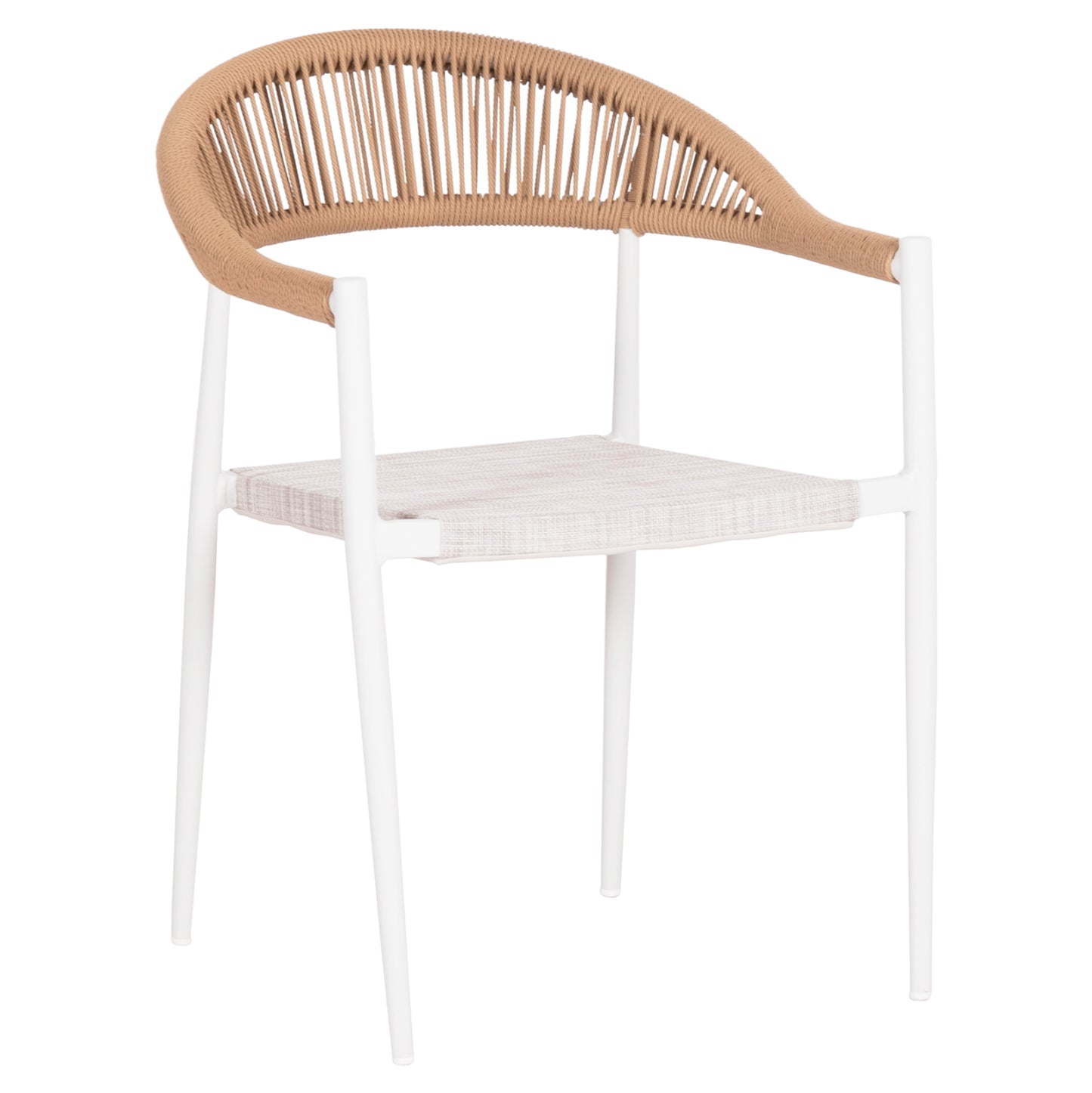 ΠΟΛΥΘΡΟΝΑ BERG ΑΛΟΥΜΙΝΙΟ & TEXTILENE ΛΕΥΚΟ P.E. TWISTED RATTAN 55x56x79