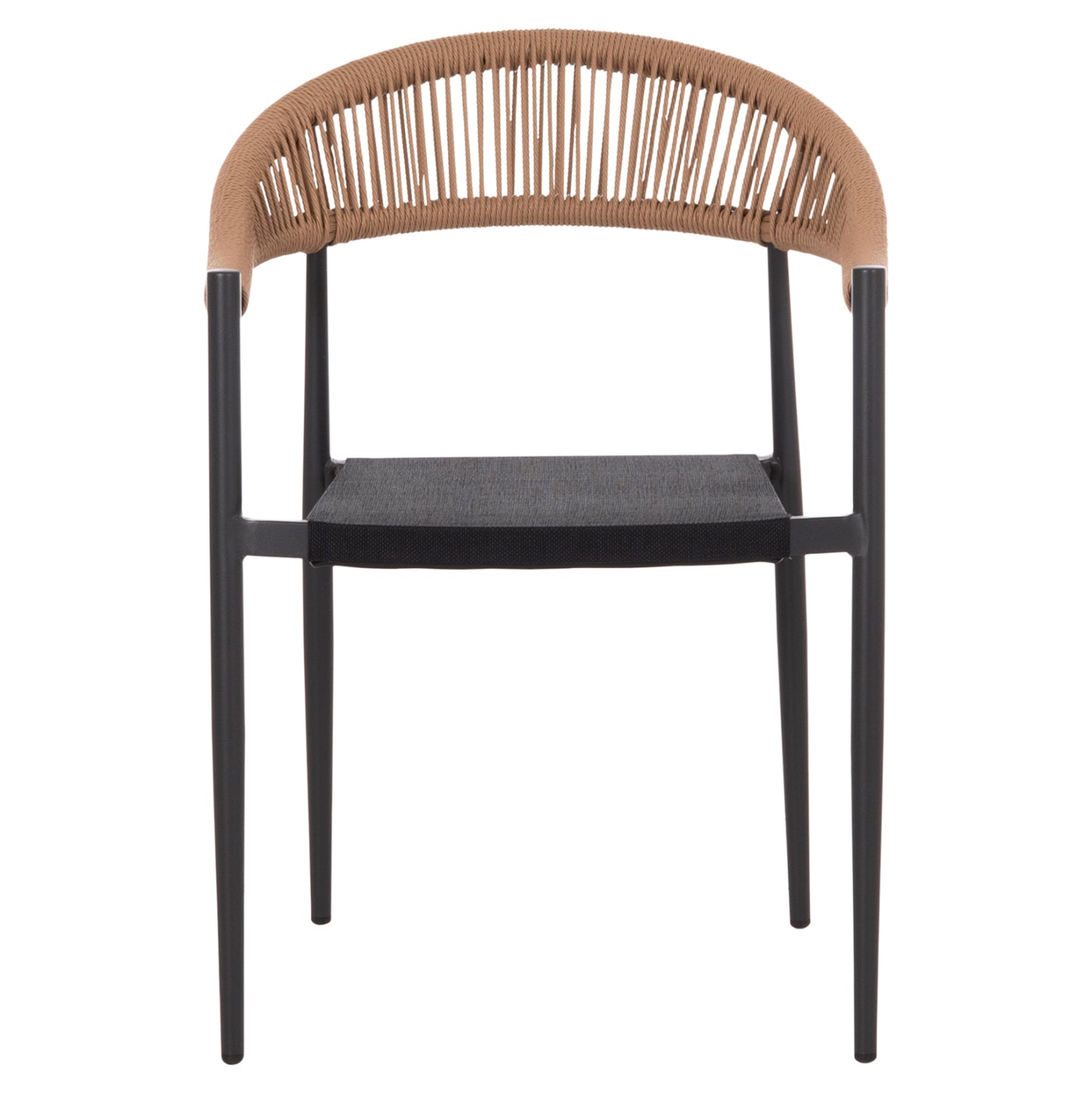 ΠΟΛΥΘΡΟΝΑ BERG ΑΛΟΥΜΙΝΙΟ & TEXTILENE ΣΚΟΥΡΟ ΓΚΡΙ P.E. TWISTED RATTAN 55x56x79