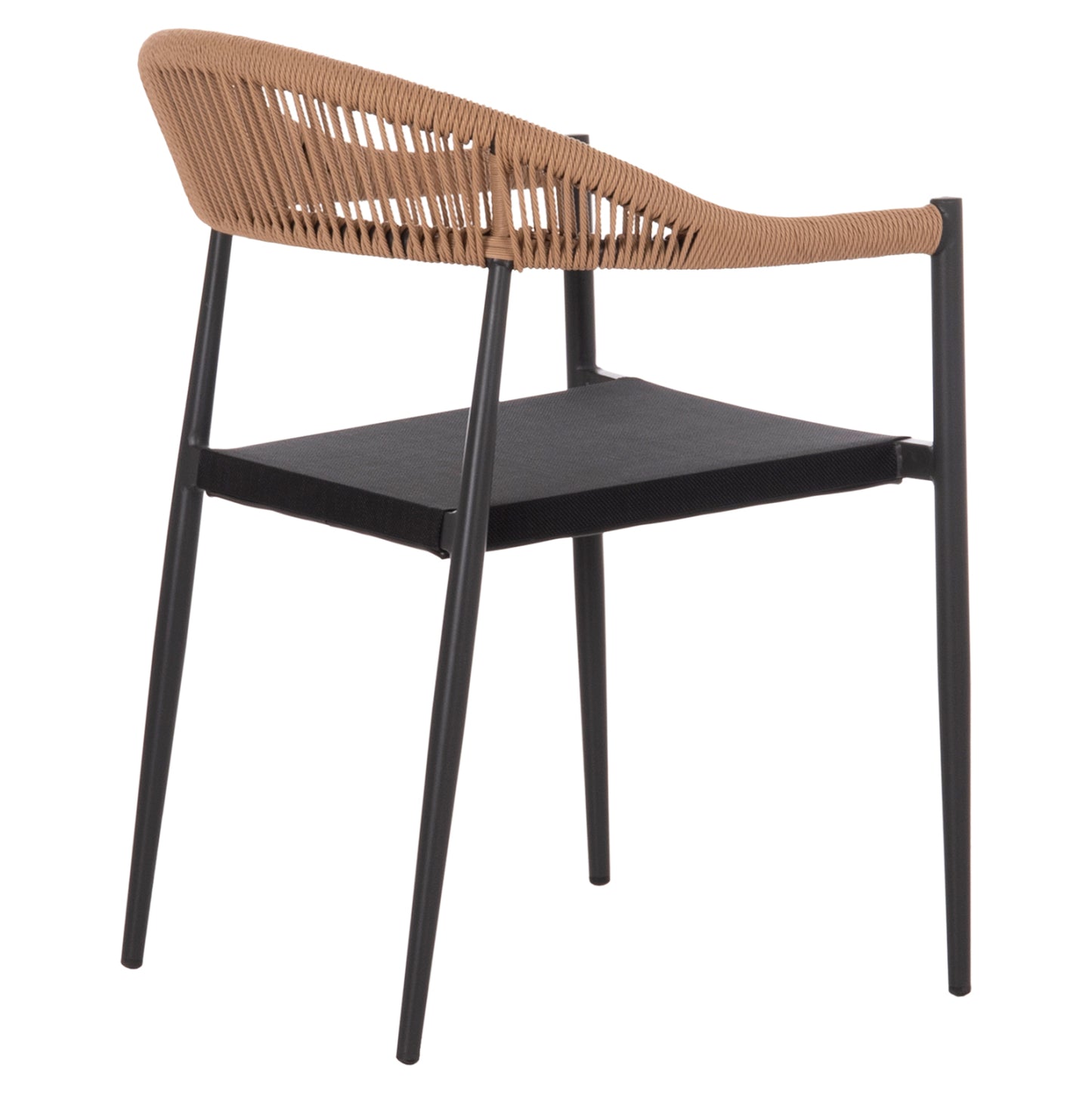 ΠΟΛΥΘΡΟΝΑ BERG ΑΛΟΥΜΙΝΙΟ & TEXTILENE ΣΚΟΥΡΟ ΓΚΡΙ P.E. TWISTED RATTAN 55x56x79