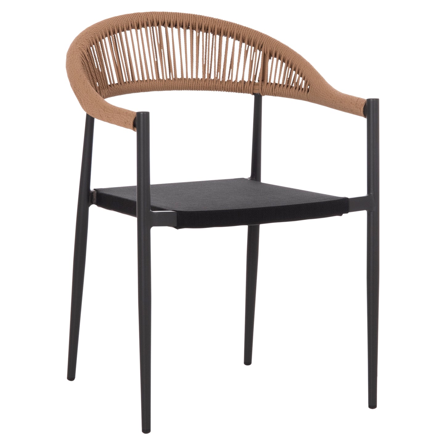 ΠΟΛΥΘΡΟΝΑ BERG ΑΛΟΥΜΙΝΙΟ & TEXTILENE ΣΚΟΥΡΟ ΓΚΡΙ P.E. TWISTED RATTAN 55x56x79