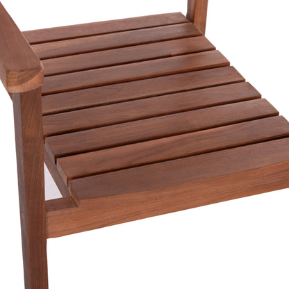 ΠΟΛΥΘΡΟΝΑ KEMPO ΞΥΛΟ TEAK ΣΕ ΦΥΣΙΚΟ 58x58,5x88