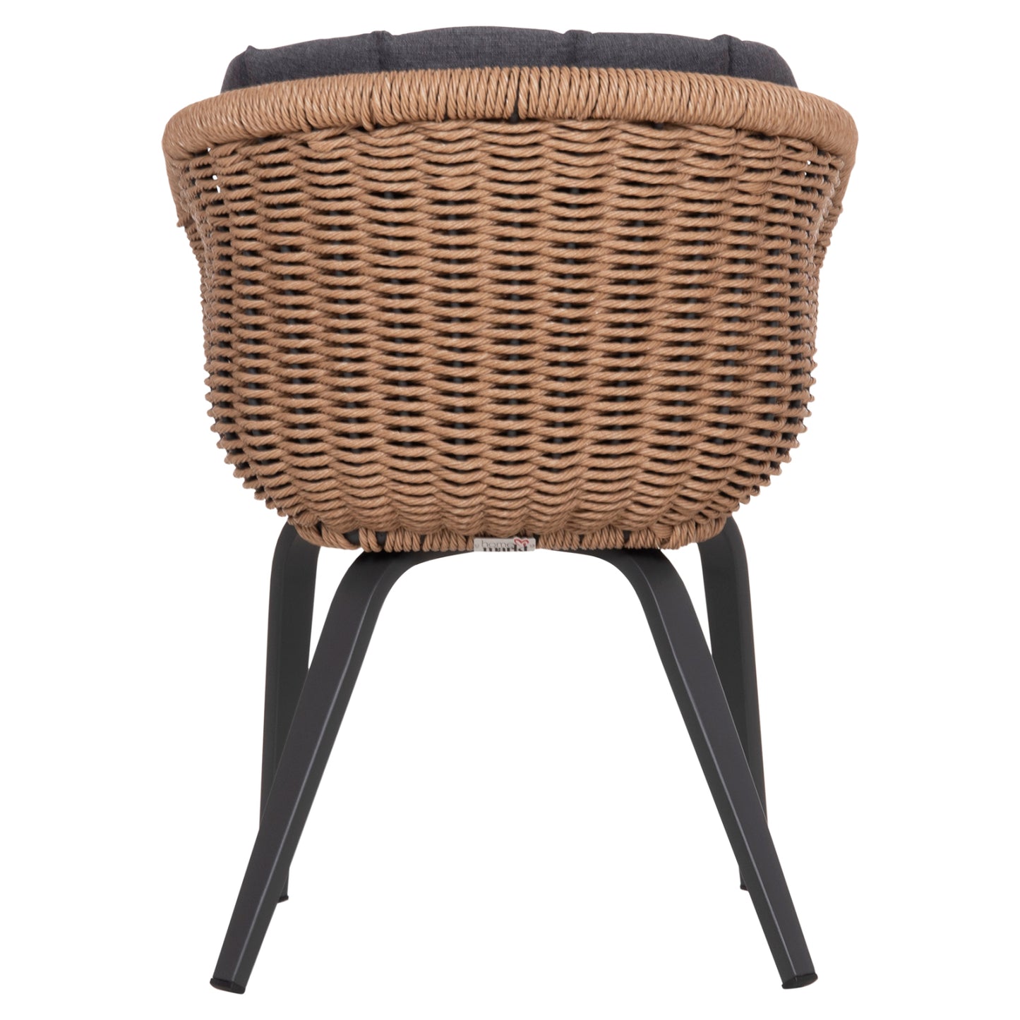 ΠΟΛΥΘΡΟΝΑ VICTUS ΑΛΟΥΜΙΝΙΟ & OLEFIN ΓΚΡΙ-TWIST WICKER 60x62x76