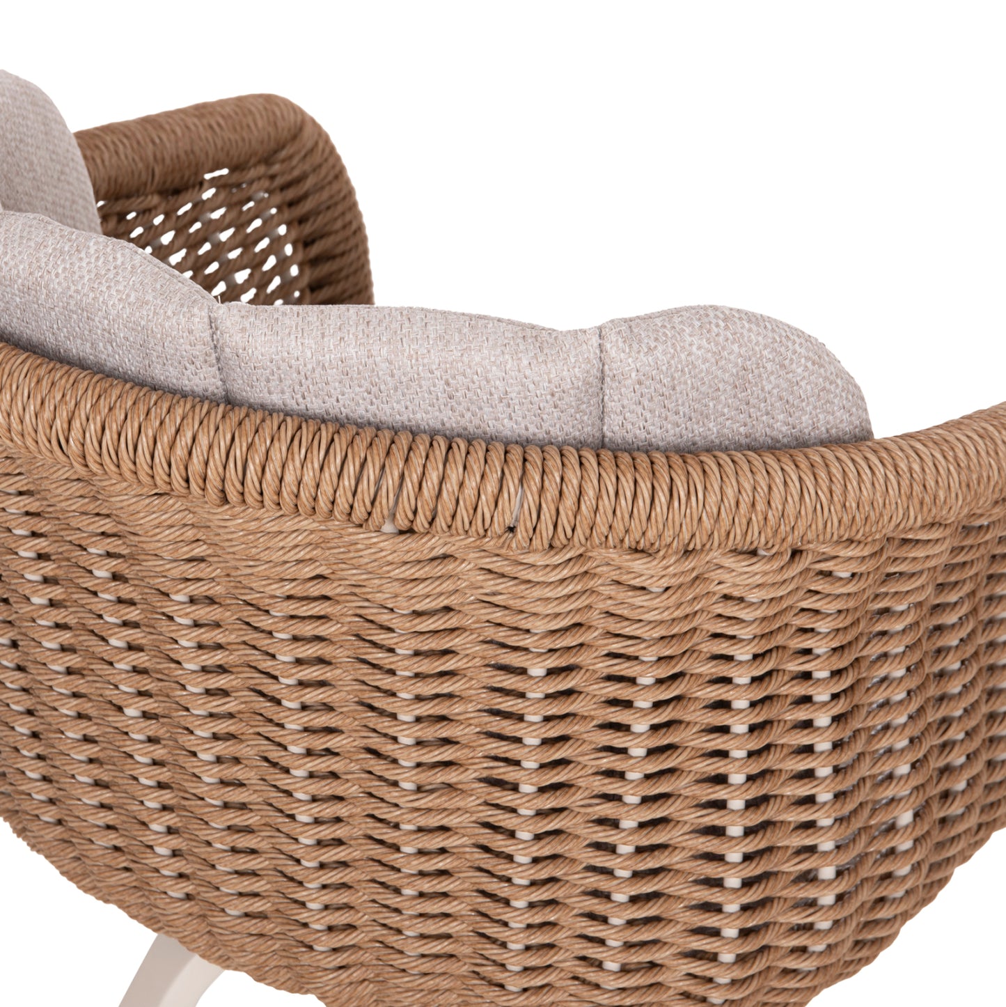 ΠΟΛΥΘΡΟΝΑ VICTUS ΑΛΟΥΜΙΝΙΟ & OLEFIN ΜΠΕΖ-TWIST WICKER 60x62x76