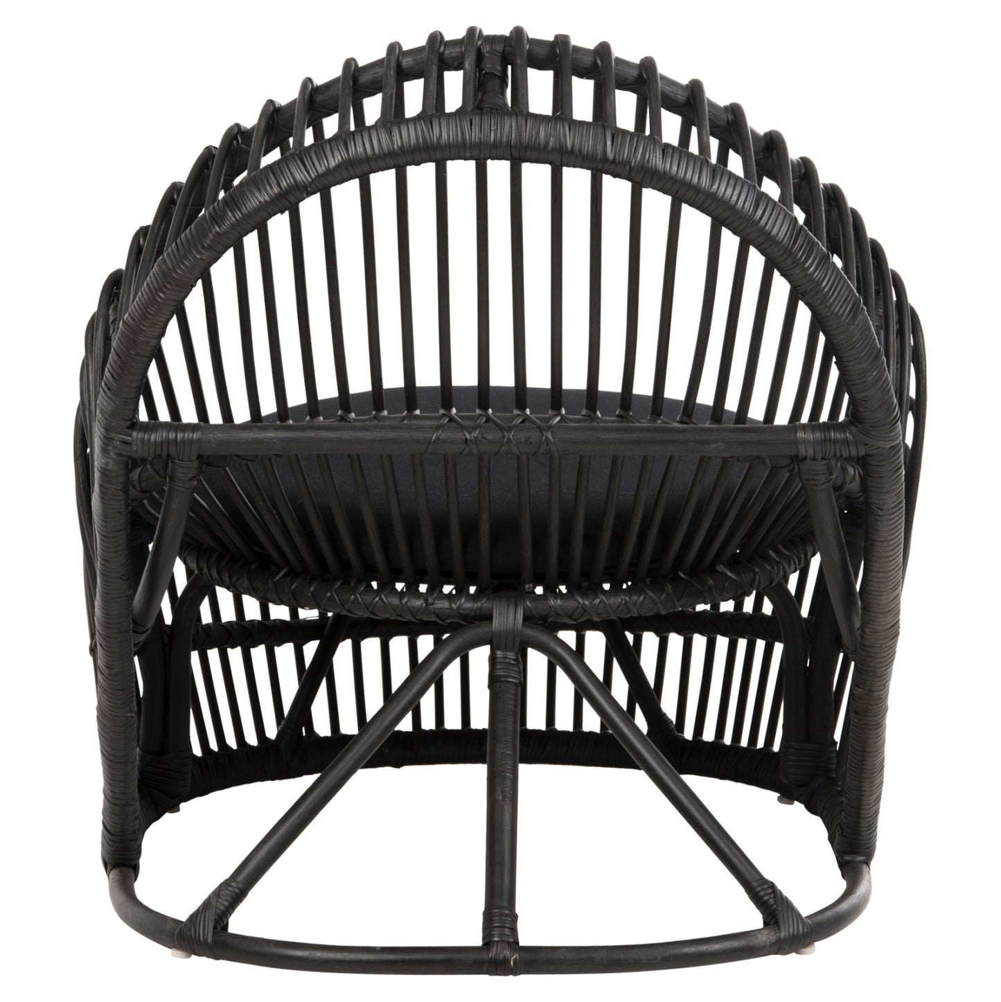 ΠΟΛΥΘΡΟΝΑ ENTROPY ΦΥΣΙΚΟ RATTAN ΜΕ ΜΑΞΙΛΑΡΙ-ΜΑΥΡΟ 80x97x85