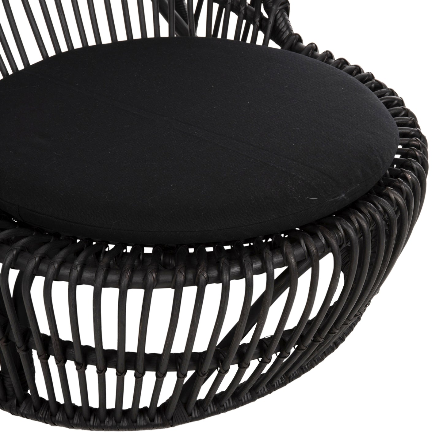 ΠΟΛΥΘΡΟΝΑ ENTROPY ΦΥΣΙΚΟ RATTAN ΜΕ ΜΑΞΙΛΑΡΙ-ΜΑΥΡΟ 80x97x85
