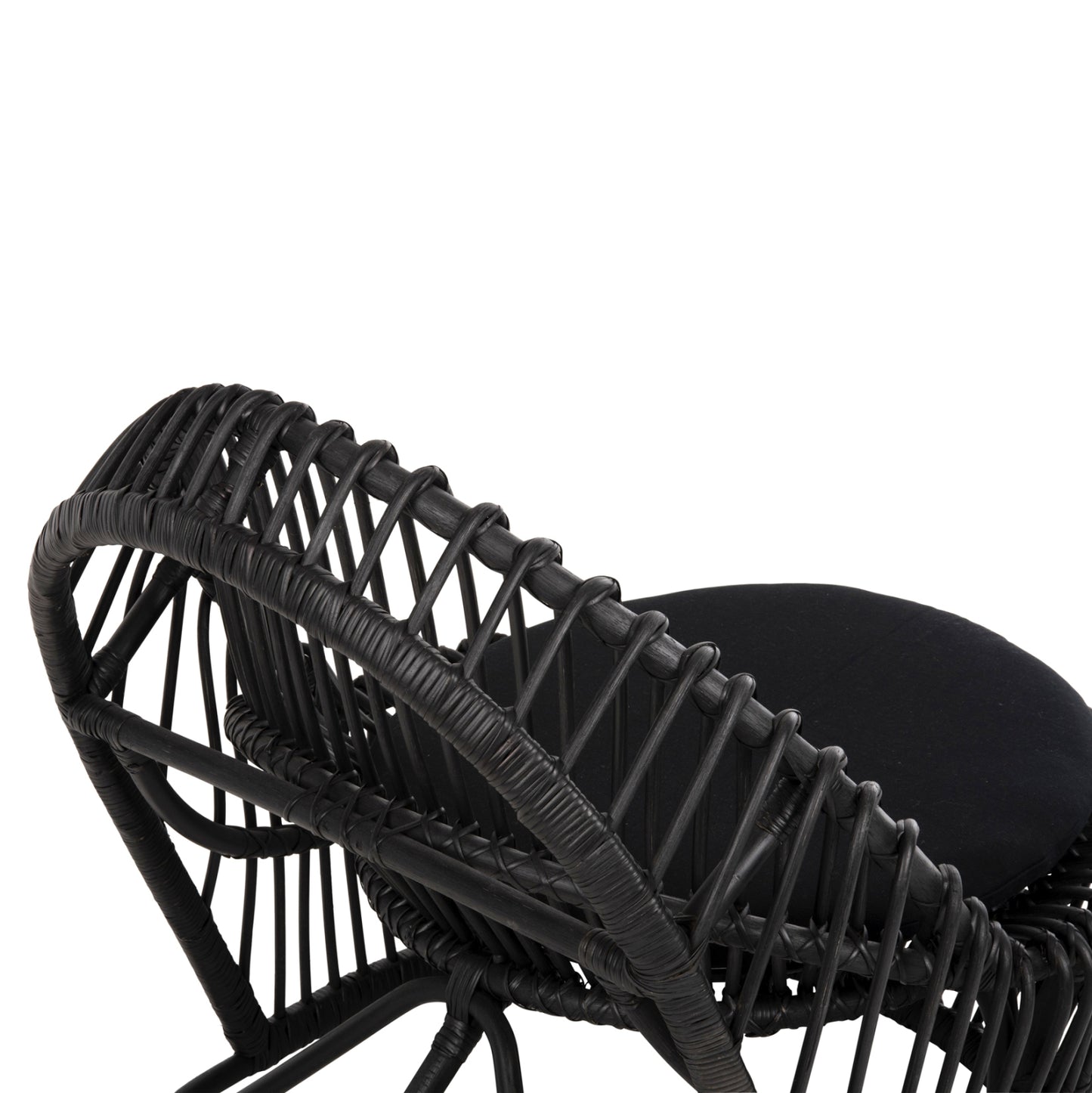 ΠΟΛΥΘΡΟΝΑ ENTROPY ΦΥΣΙΚΟ RATTAN ΜΕ ΜΑΞΙΛΑΡΙ-ΜΑΥΡΟ 80x97x85